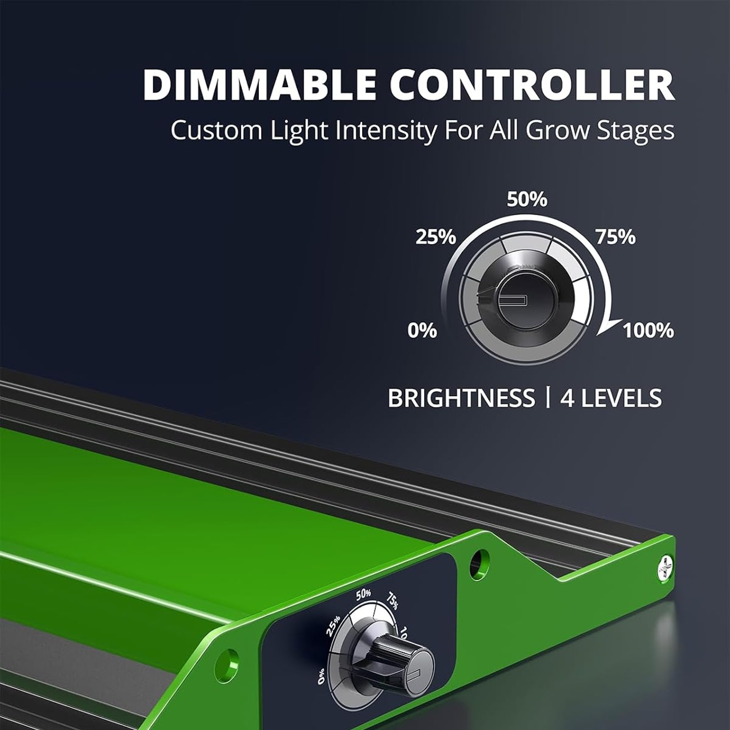 VIPARSPECTRA P700 70W Dimmable Full Spectrum LED Grow Light, detail view
